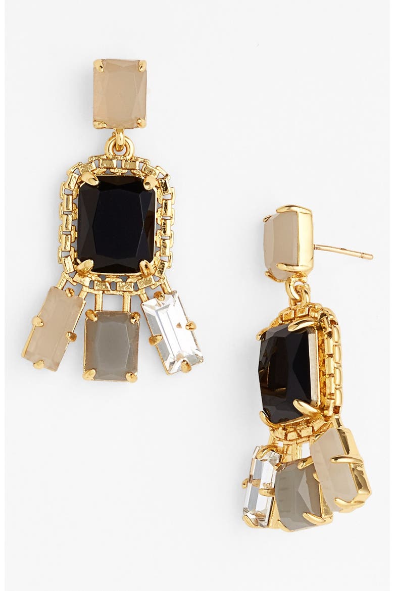 'tokyo city' drop earrings, Main, color, NEUTRAL MULTI