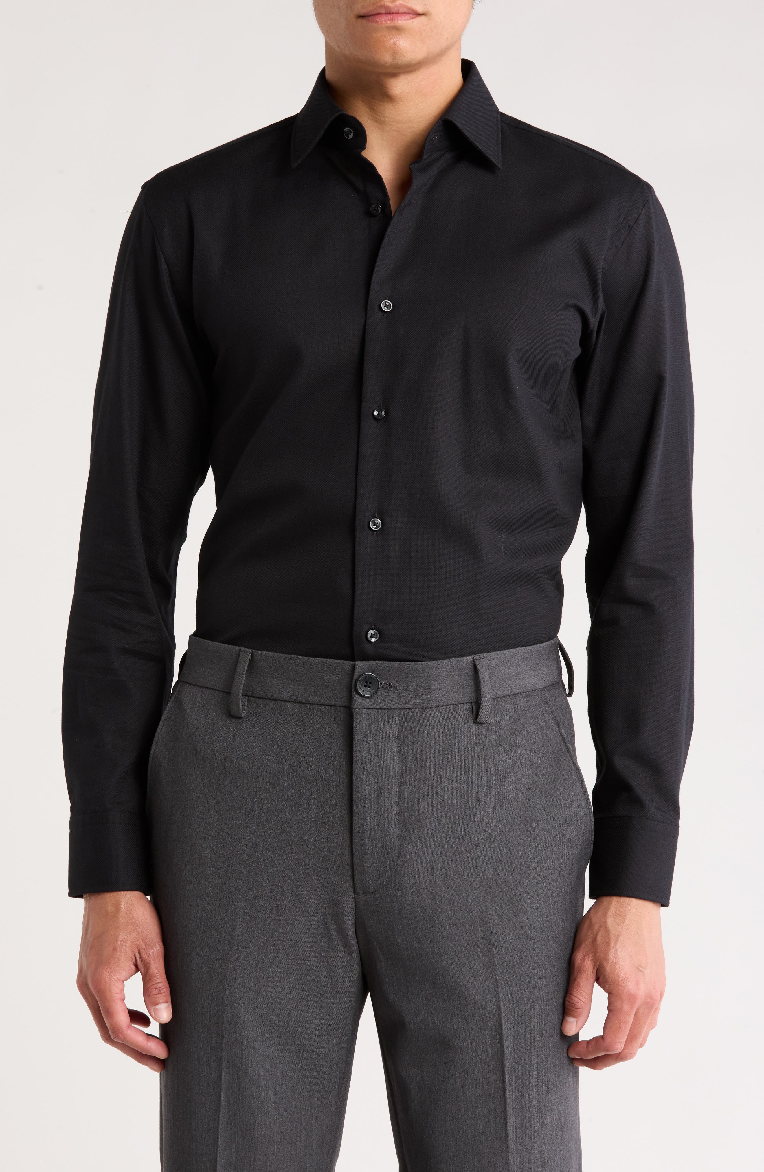 BOSS Kent Sharp Fit Cotton Dress Shirt
