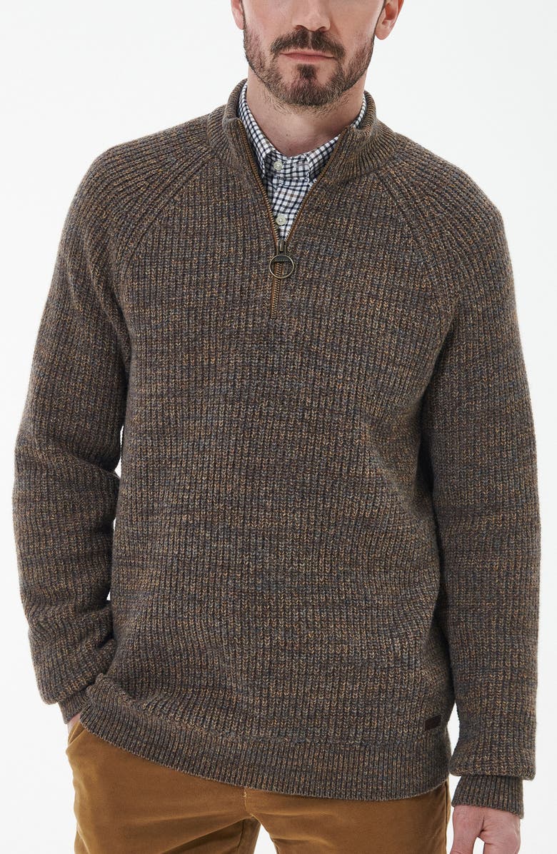 Barbour Horsef Lambswool Half Zip Pullover, Main, color, 