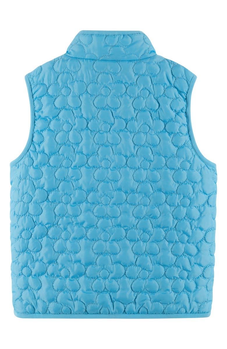 Andy & Evan Kids' Quilted Vest, Alternate, color, Aqua Floral