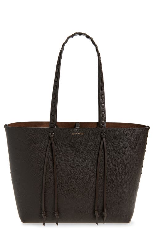 Etro Shopping Essential Leather Tote