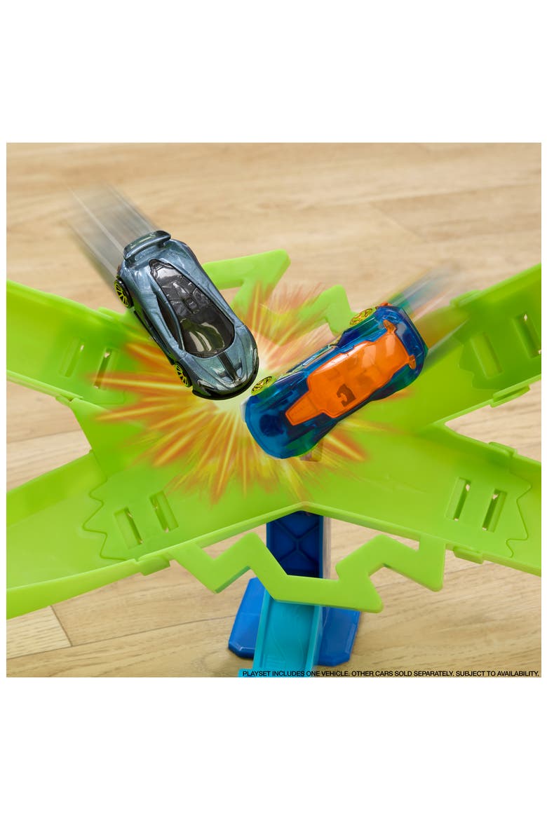 Stunt Tracks Hypersphere Crash Playset, Alternate, color, HYPERSHERE