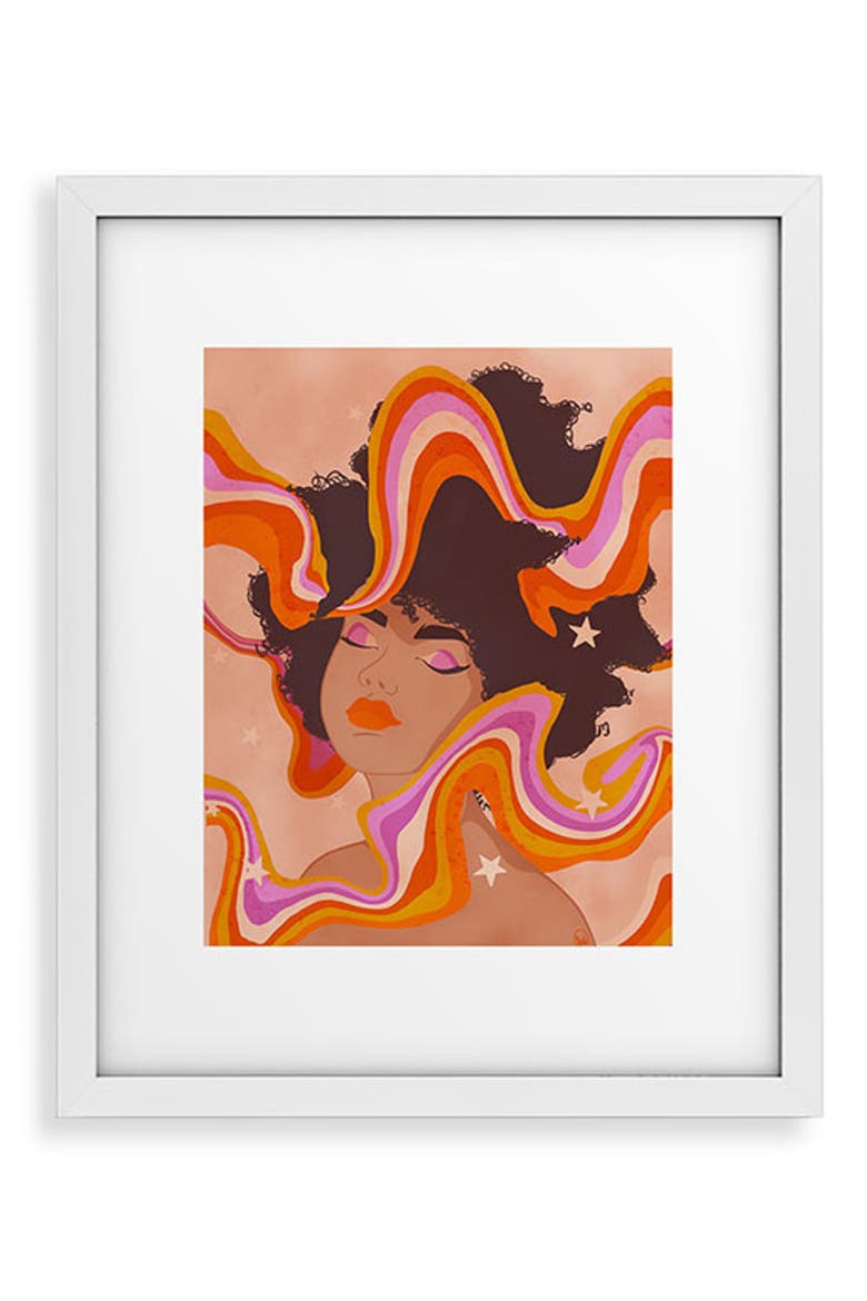 Thirtyone Illustrastions Daydream Framed Art Print, Main, color, WHITE FRAME