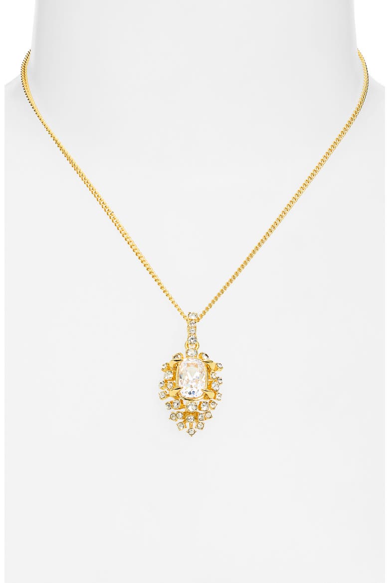 Punk Royale Small Pendant Necklace, Alternate, color, STONES/ YELLOW GOLD