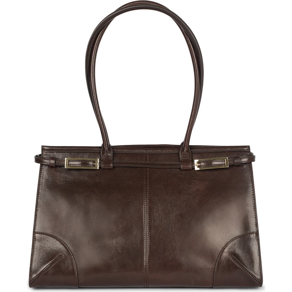 Jeffrey Campbell Palomino Leather Satchel In Brown