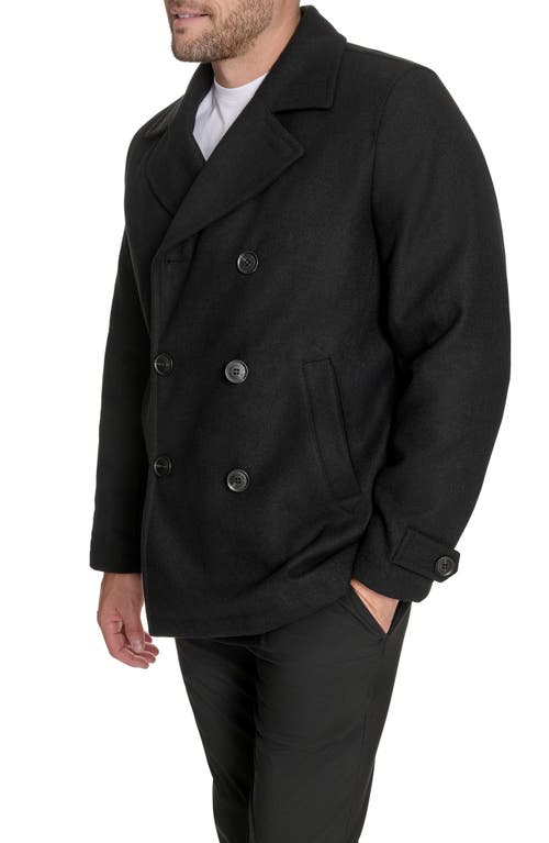 Dockers Mens Midweight Peacoat In Black