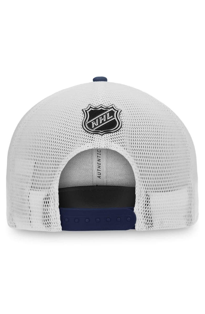 FANATICS Men's Fanatics Navy Seattle Kraken Authentic Pro Locker Room Trucker Adjustable Hat, Alternate, color,