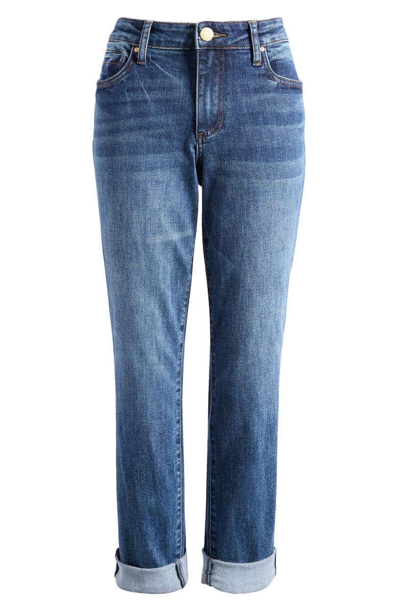 KUT from the Kloth Catherine Cuffed Boyfriend Jeans, Alternate, color, Giving