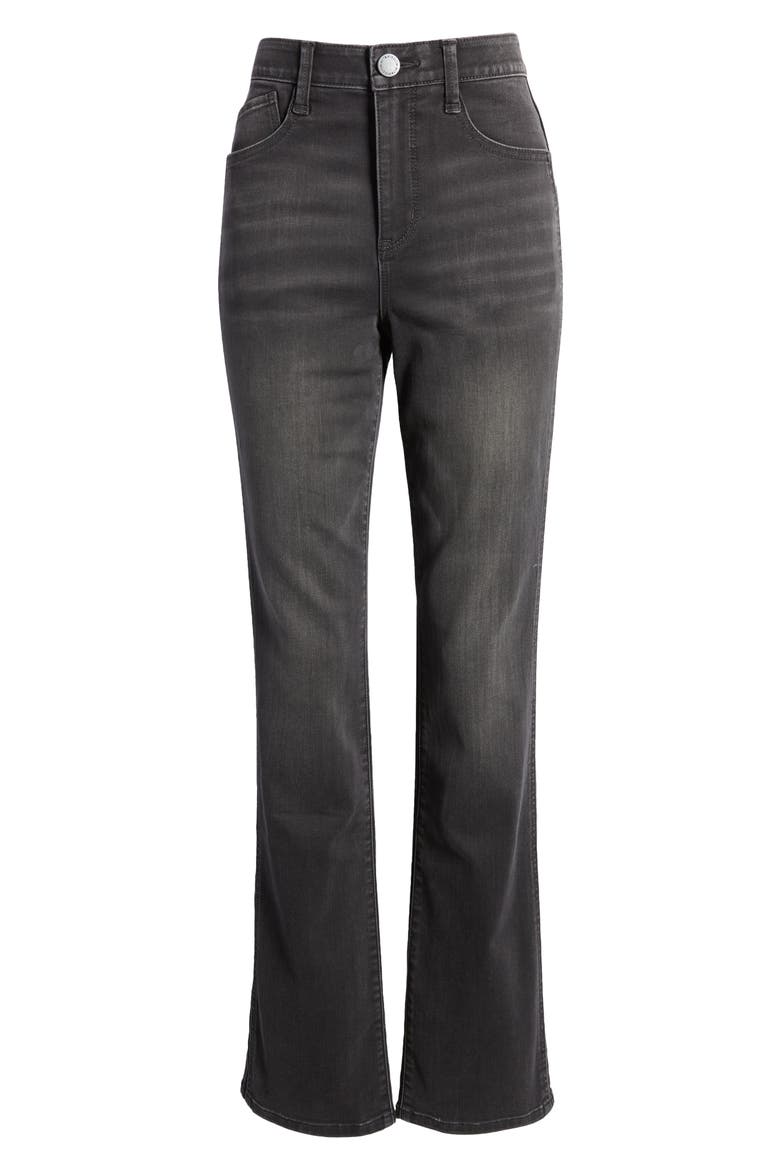 'Ab'Solution Skyrise Itty Bitty Bootcut Jeans (Nordstrom Exclusive), Alternate, color, BLACK