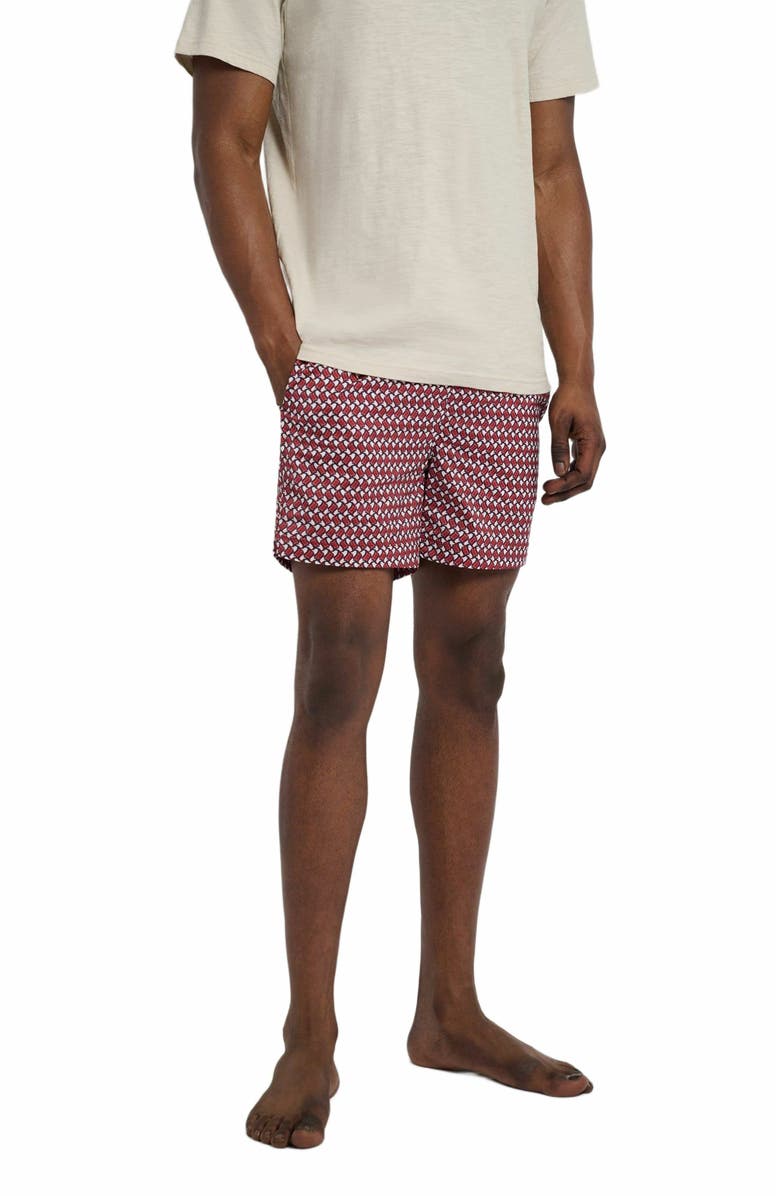 Onia Charles 5" Swim Trunk, Alternate, color, Picante Multi