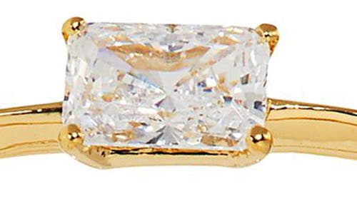 Nadri Cubic Zirconia Hoop Earrings In Gold