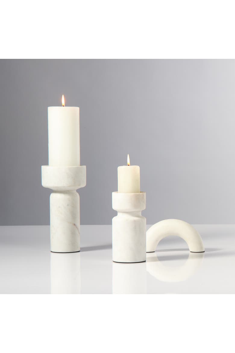 Ostrich Marble Decorative Object, Alternate, color, White