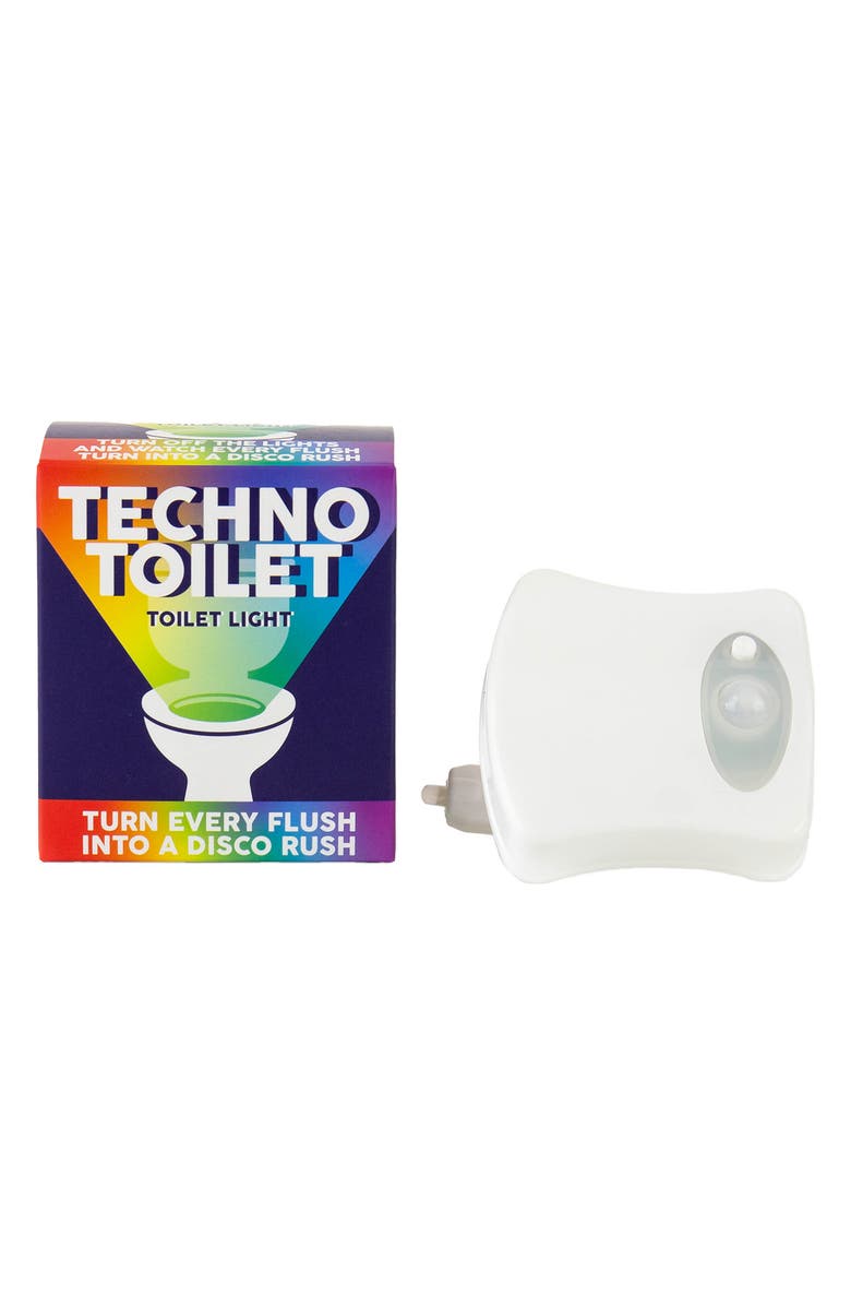 GIFT REPUBLIC Techno Toilet Light, Main, color, Assorted