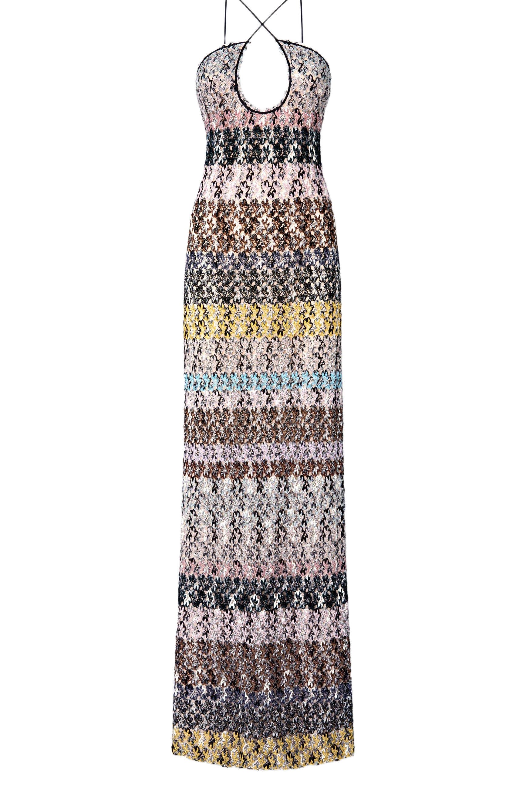 Long Dress With Embroidered Lace - image 2