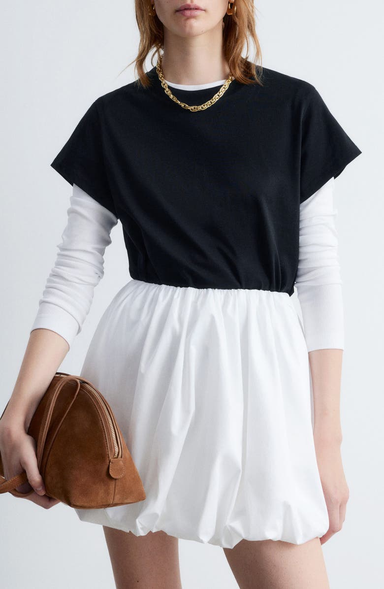 & Other Stories Cotton T-Shirt, Main, color, Black Dark