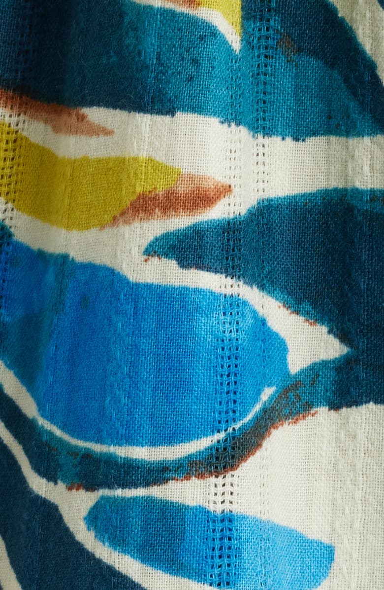 Anne Klein Printed Smocked Midi Sundress, Alternate, color, 