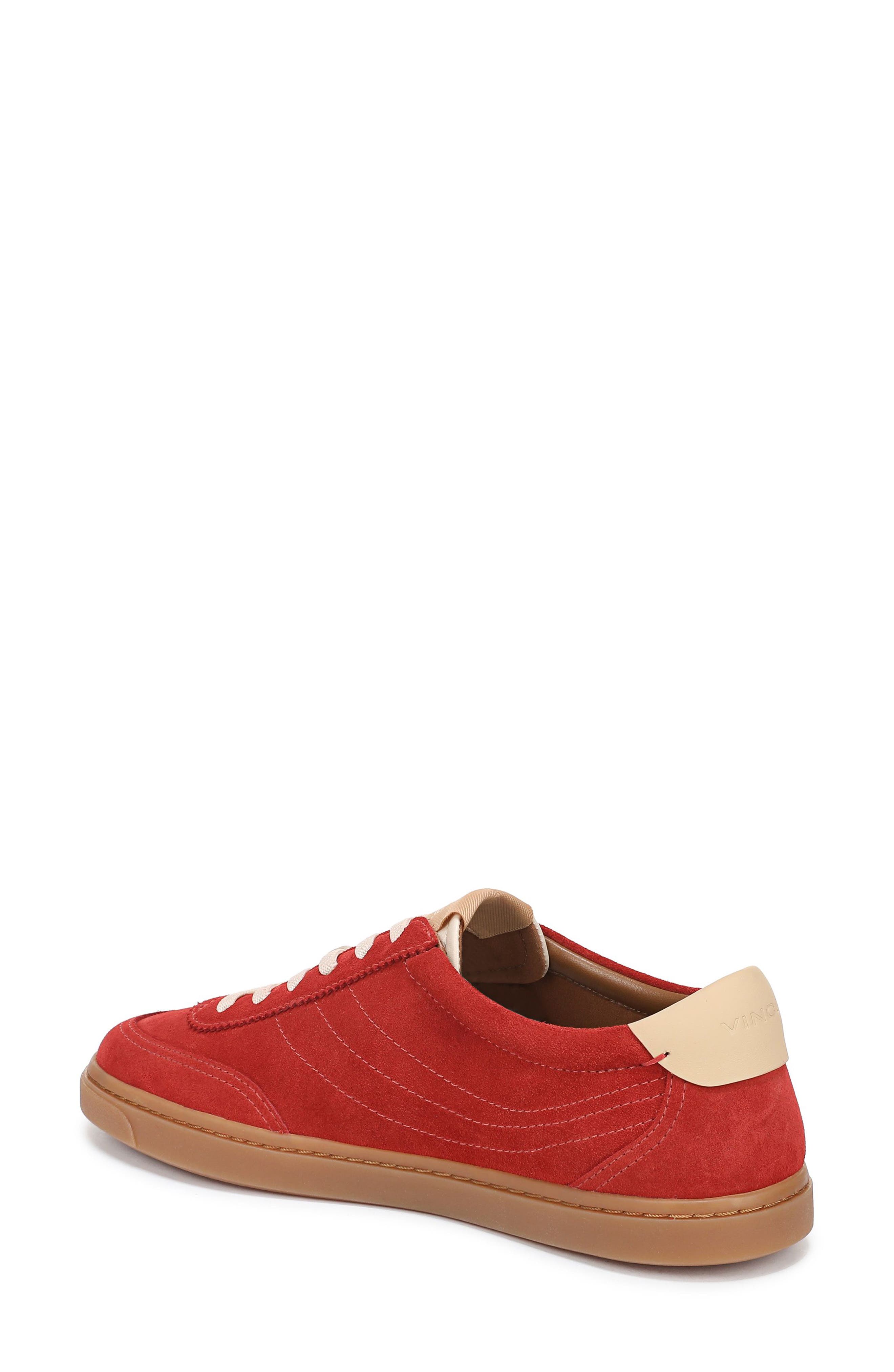 Vince Palm Sneaker, Alternate, color, Poppy Red