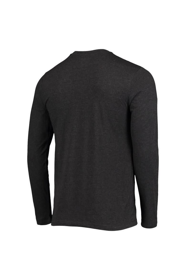 Men's Concepts Sport Black/Heathered Charcoal Wake Forest Demon Deacons Meter Long Sleeve T-Shirt & Pants Sleep Set, Alternate, color, Black