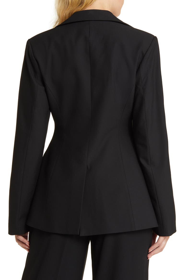 Llyod Peak Lapel Blazer, Alternate, color, BLACK