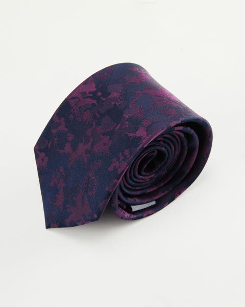 Marble Cloud Silk Jacquard Tie
