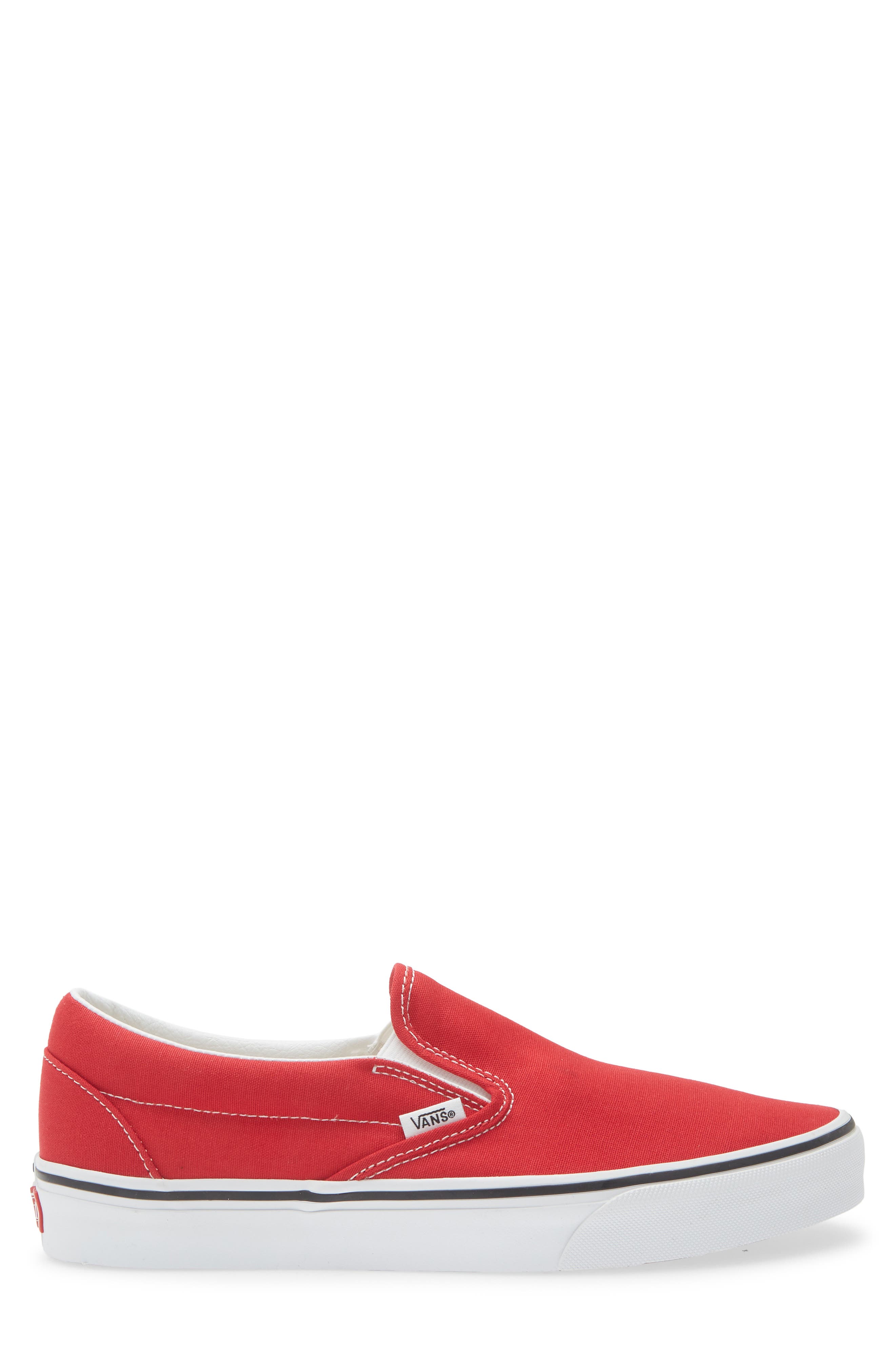 Classic Slip-On Sneaker, Alternate, color, RACING RED/TRUE