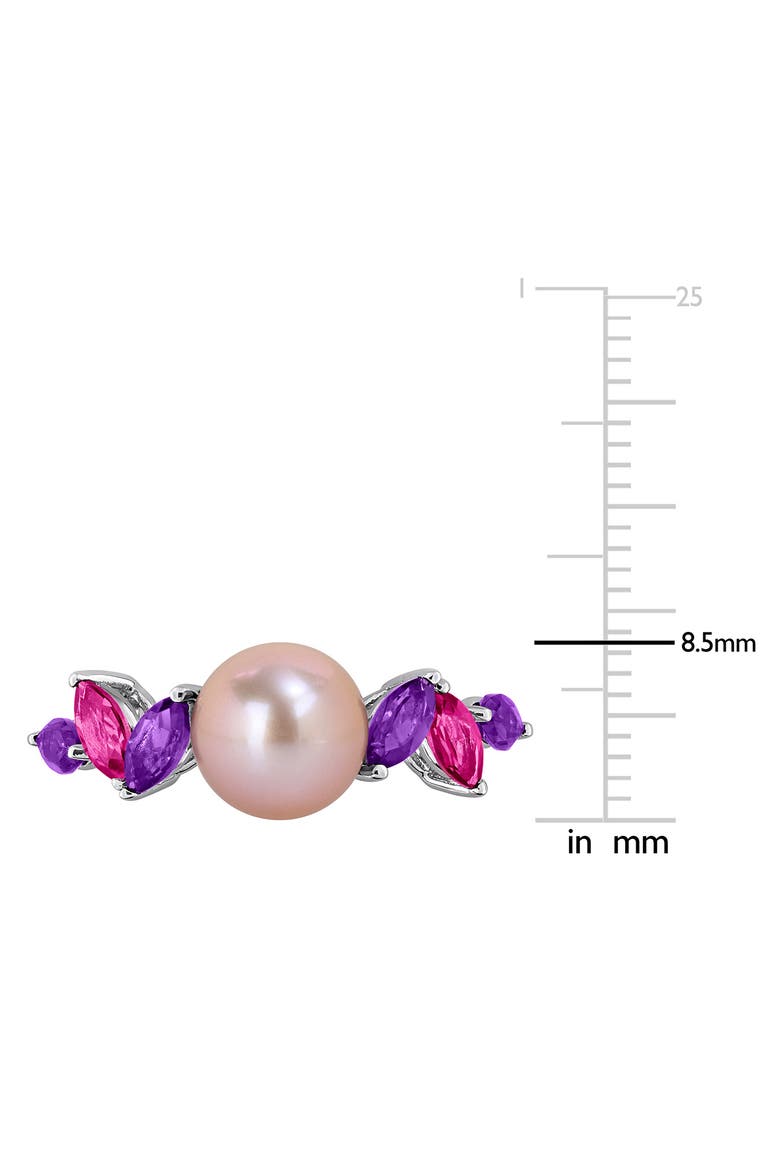 Pink Freshwater Pearl Ring, Alternate, color, PINK MULTI