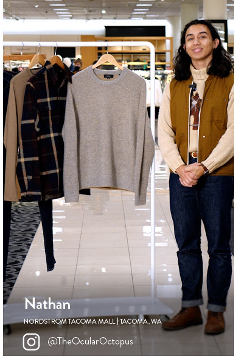 Boiled Cashmere Crewneck Sweater video