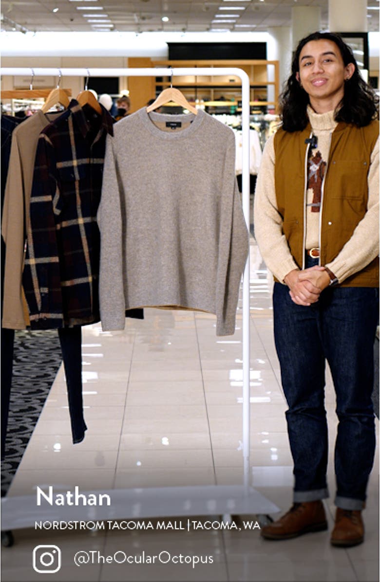 Boiled Cashmere Crewneck Sweater, sales video thumbnail