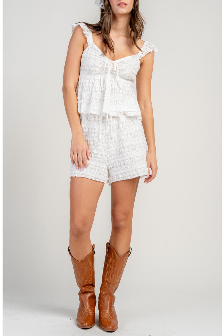 Textured Knit 2-Piece Set, Alternate, color, WHITE
