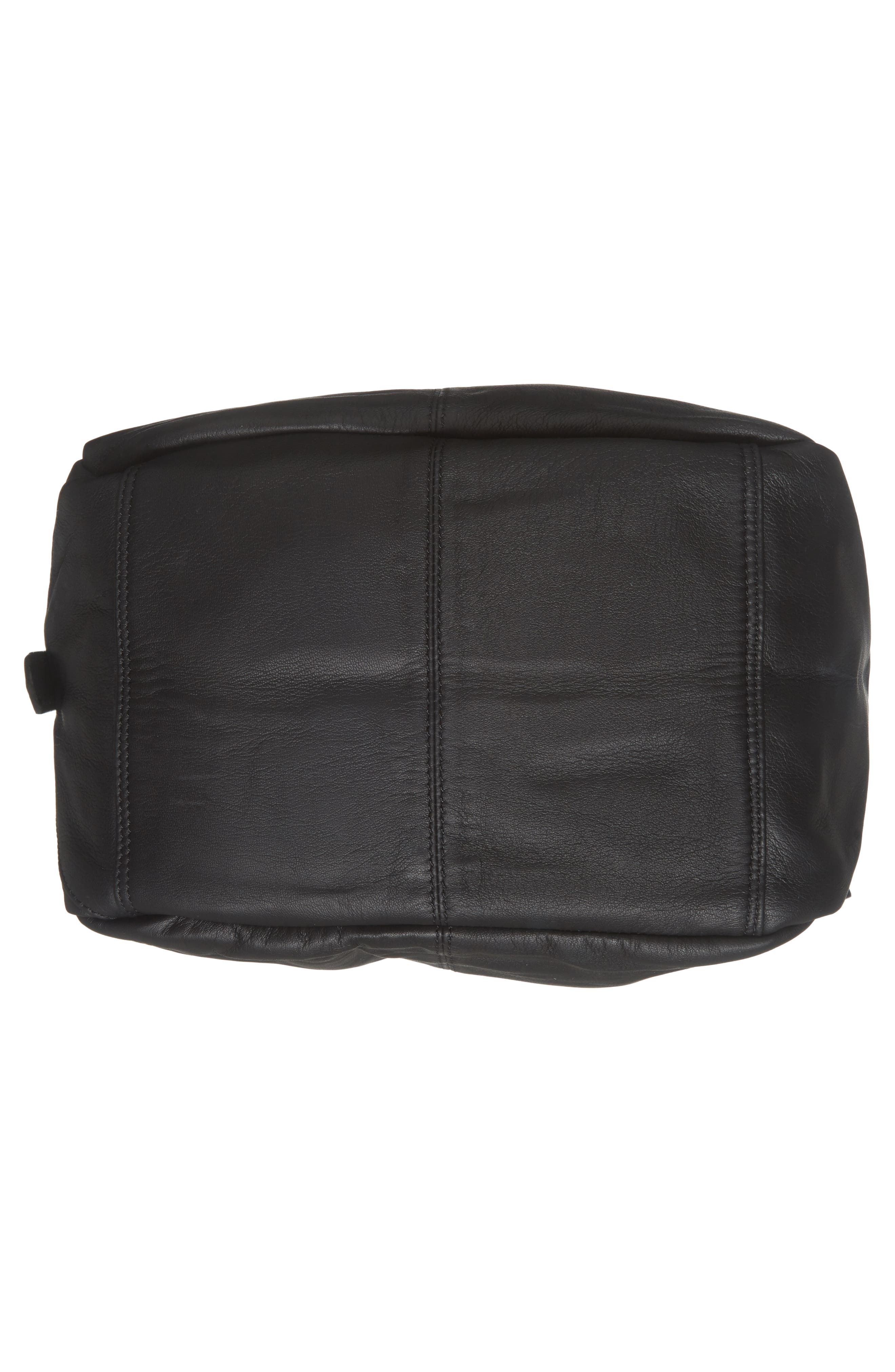 Topshop Premium Leather Sling Shoulder Bag, Alternate, color, 