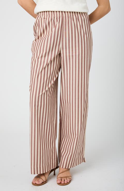 Stripe Pull-On Pants