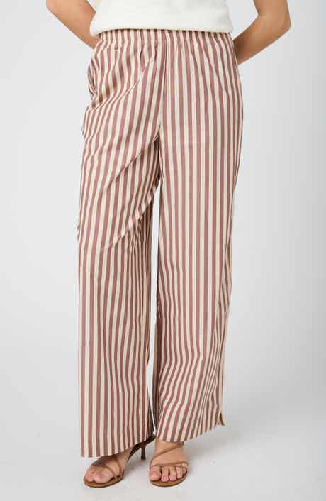 Stripe Pull-On Pants