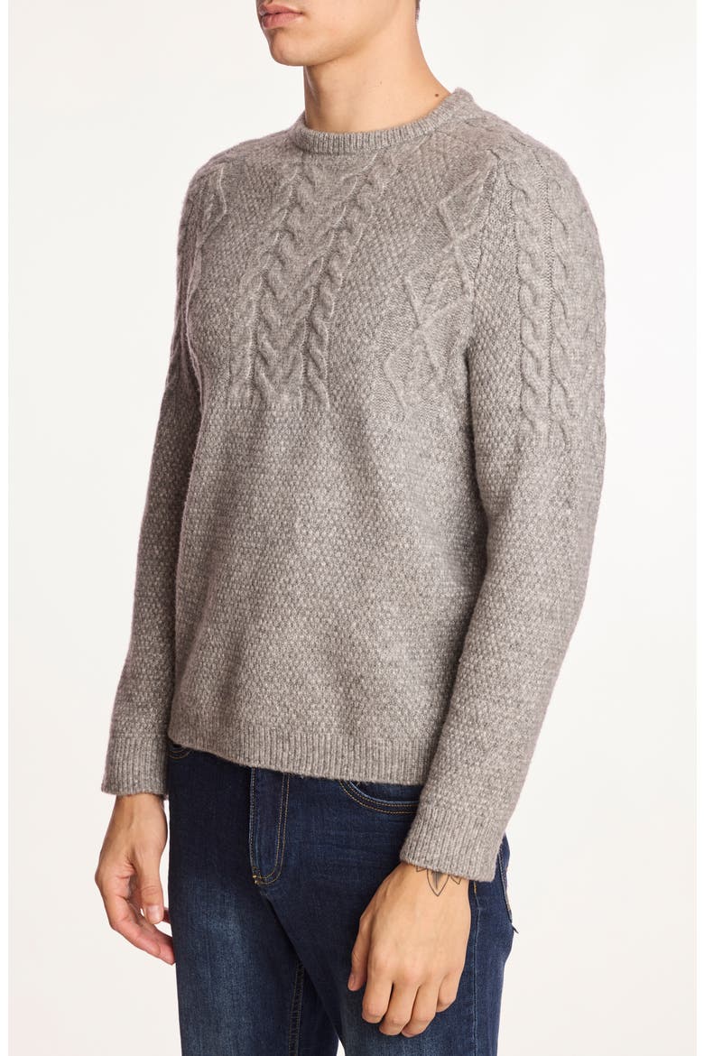 Crewneck Sweater, Alternate, color, SMOKE