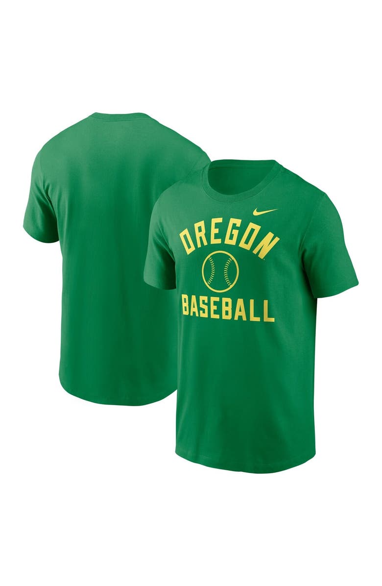 Nike Men's Nike Green Oregon Ducks Essential Baseball Arch T-Shirt, Alternate, color, Green
