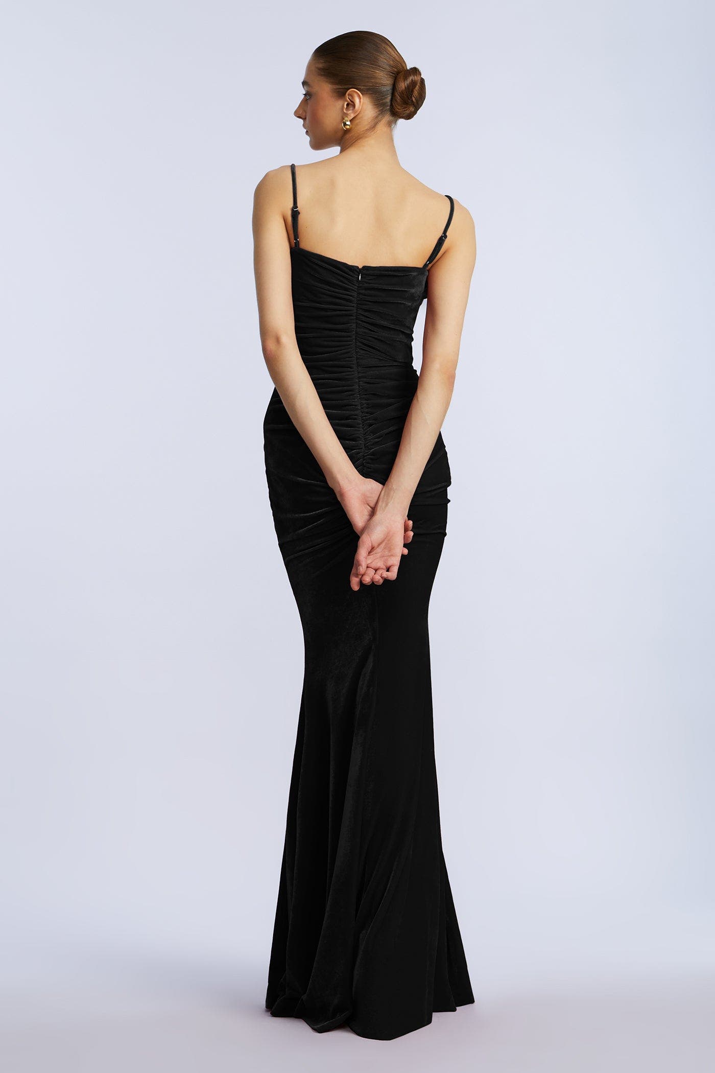 Ruffle Velvet Gown - image 2