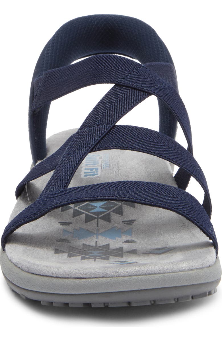 SKECHERS Reggae Slim Swift-Fit Sandal, Alternate, color, Navy