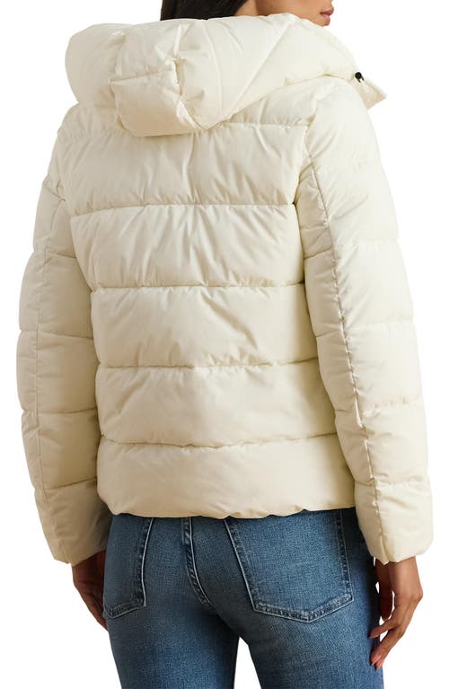 Ralph Lauren Lauren  Crested Puffer Jacket In White