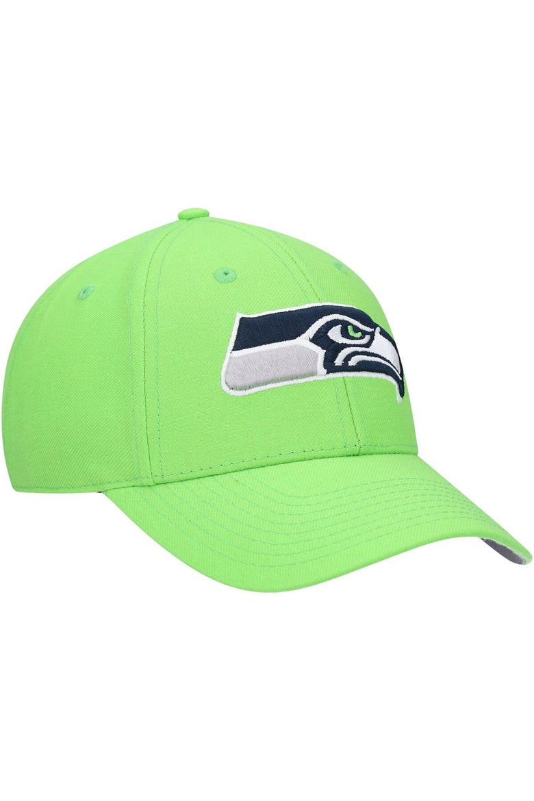 Men's '47 Neon Green Seattle Seahawks MVP Adjustable Hat, Alternate, color, Neon Green