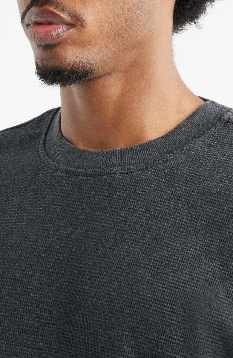 BP. Oversize Waffle T-Shirt, Alternate, color, Black