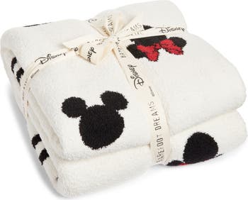 Barefoot Dream CozyChic Classic factory Disney Mickey & Minnie Mouse Throw Blanket Rare