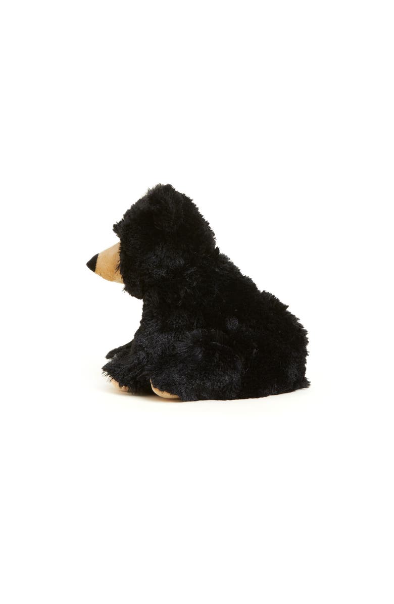 Warmies Black Bear Plush Toy, Alternate, color, Black