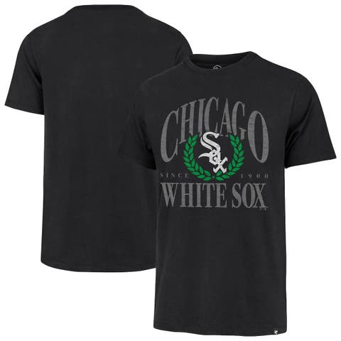 Men's '47 Black Chicago White Sox Pitchout Franklin T-Shirt