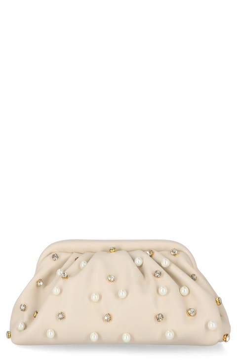 Violetta Studded Clutch