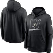 Nike Men's Nike Black Las Vegas Raiders City Code Club Fleece Pullover Hoodie