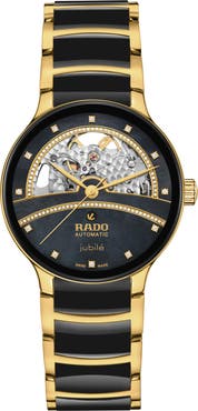 RADO Centrix Automatic Diamond Mother of Pearl Watch, 38mm