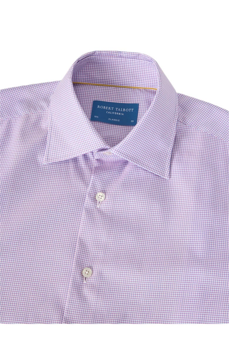 Madison Check Light Weight Poplin Shirt in Contemporary fit, Alternate, color, Pink
