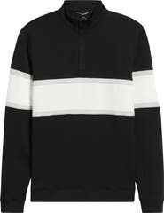 Swannies Owen Chest Stripe Golf Quarter Zip