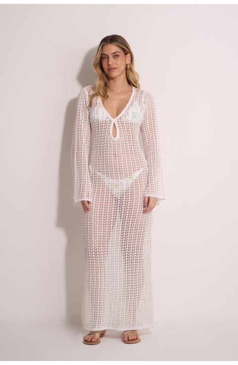 Flora Crocheted Beach Dress Cover-Up
