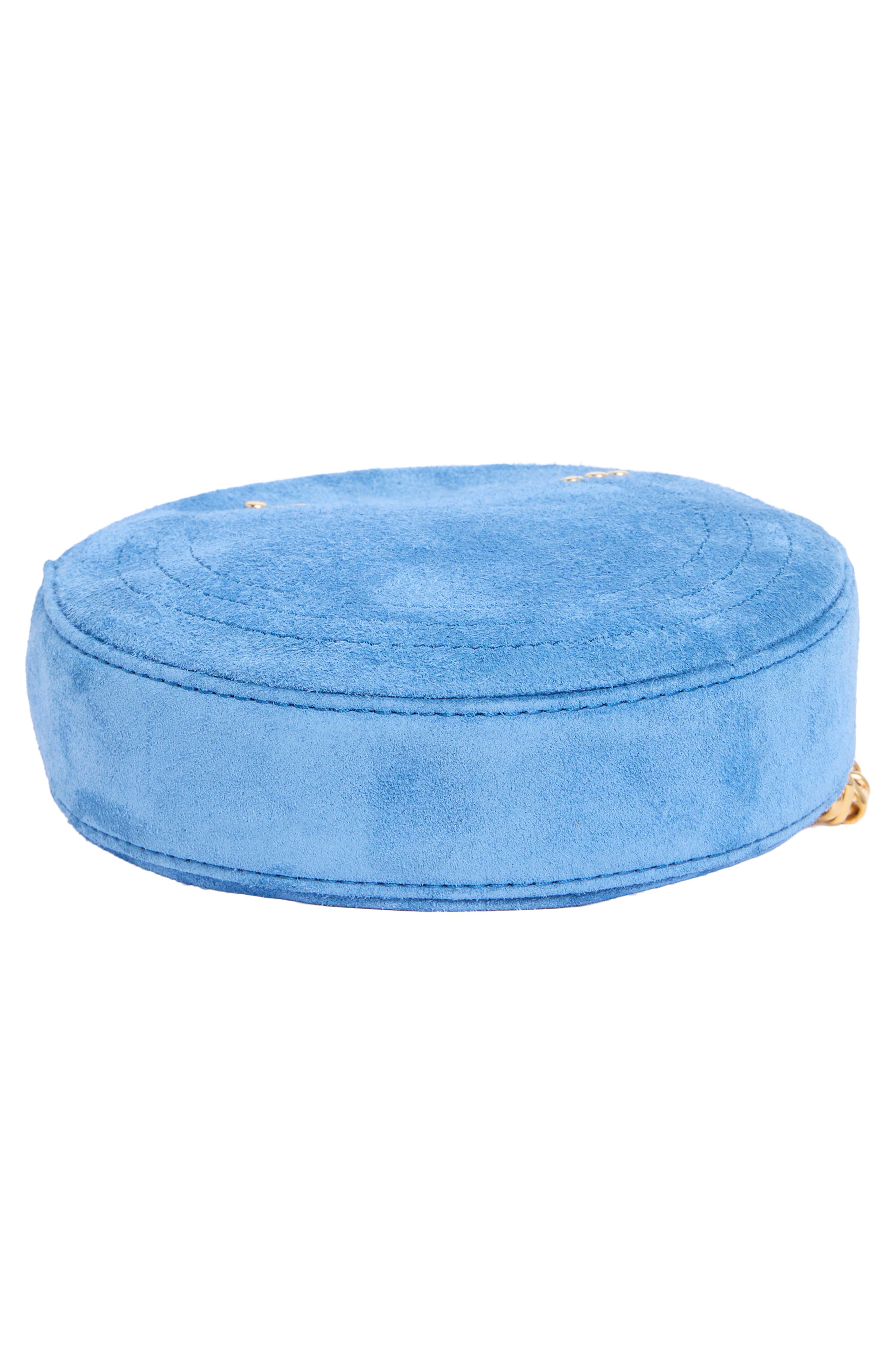 Longchamp Cavalcade Suede Belt Bag, Alternate, color, Blue