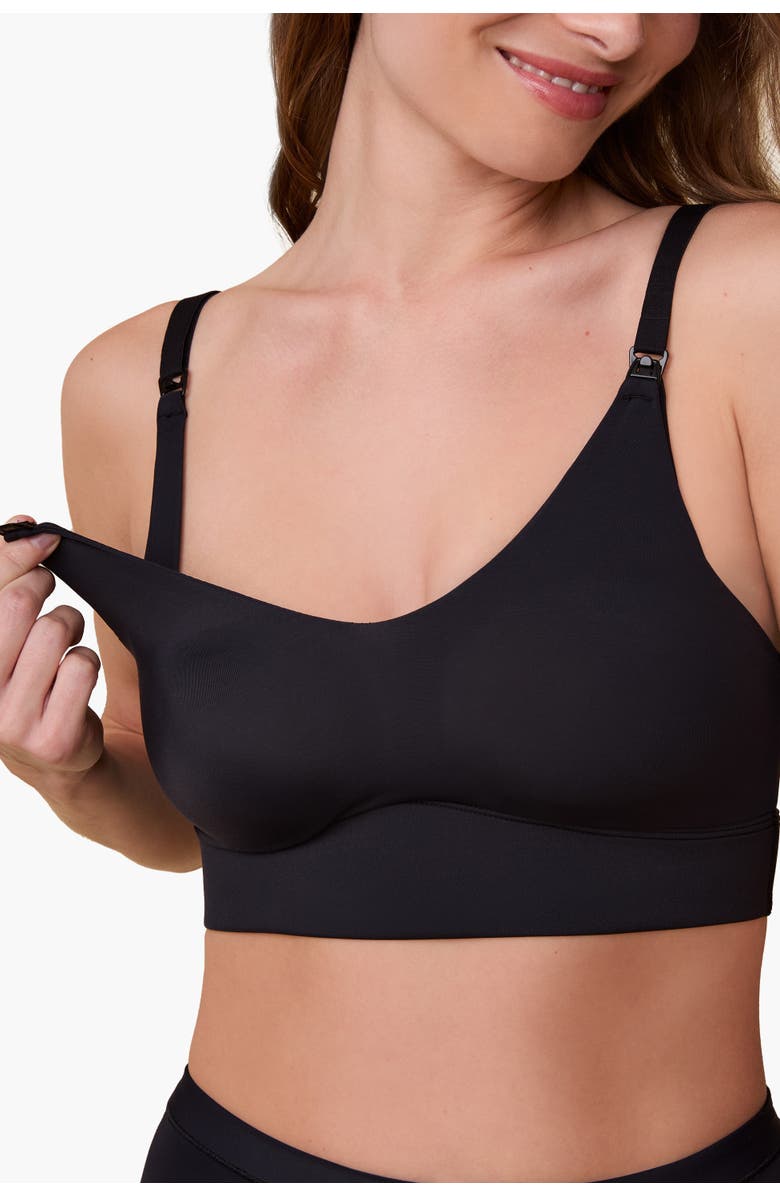 Harper Wilde Bliss Nursing Bralette, Alternate, color, Black